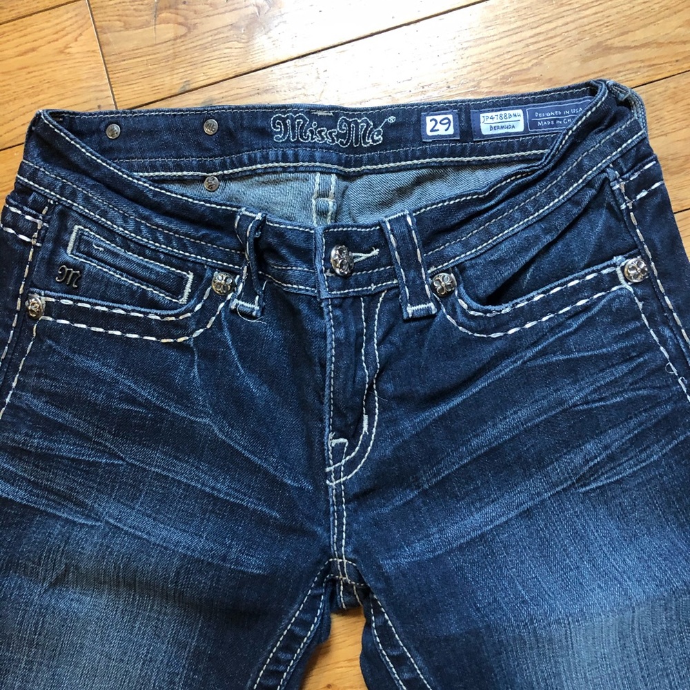 Miss Me Bermuda Shorts